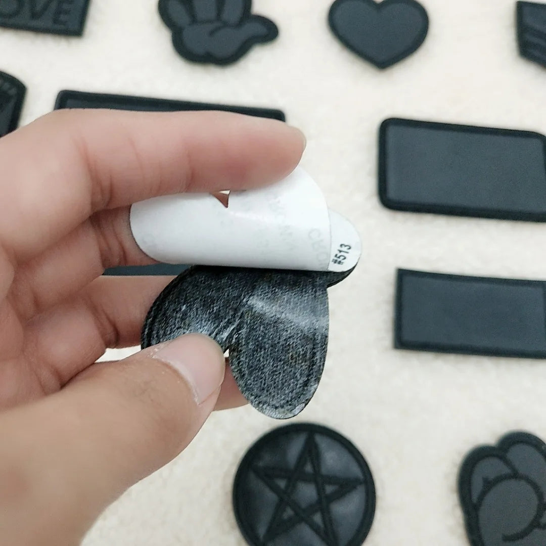 Self-Adhesive PU Leather Patches – Round Repair Appliques for Clothing and Bags