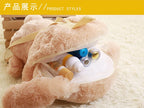 Plush Rabbit Crossbody Bag – Cute Kawaii Animal Shoulder Purse for Girls
