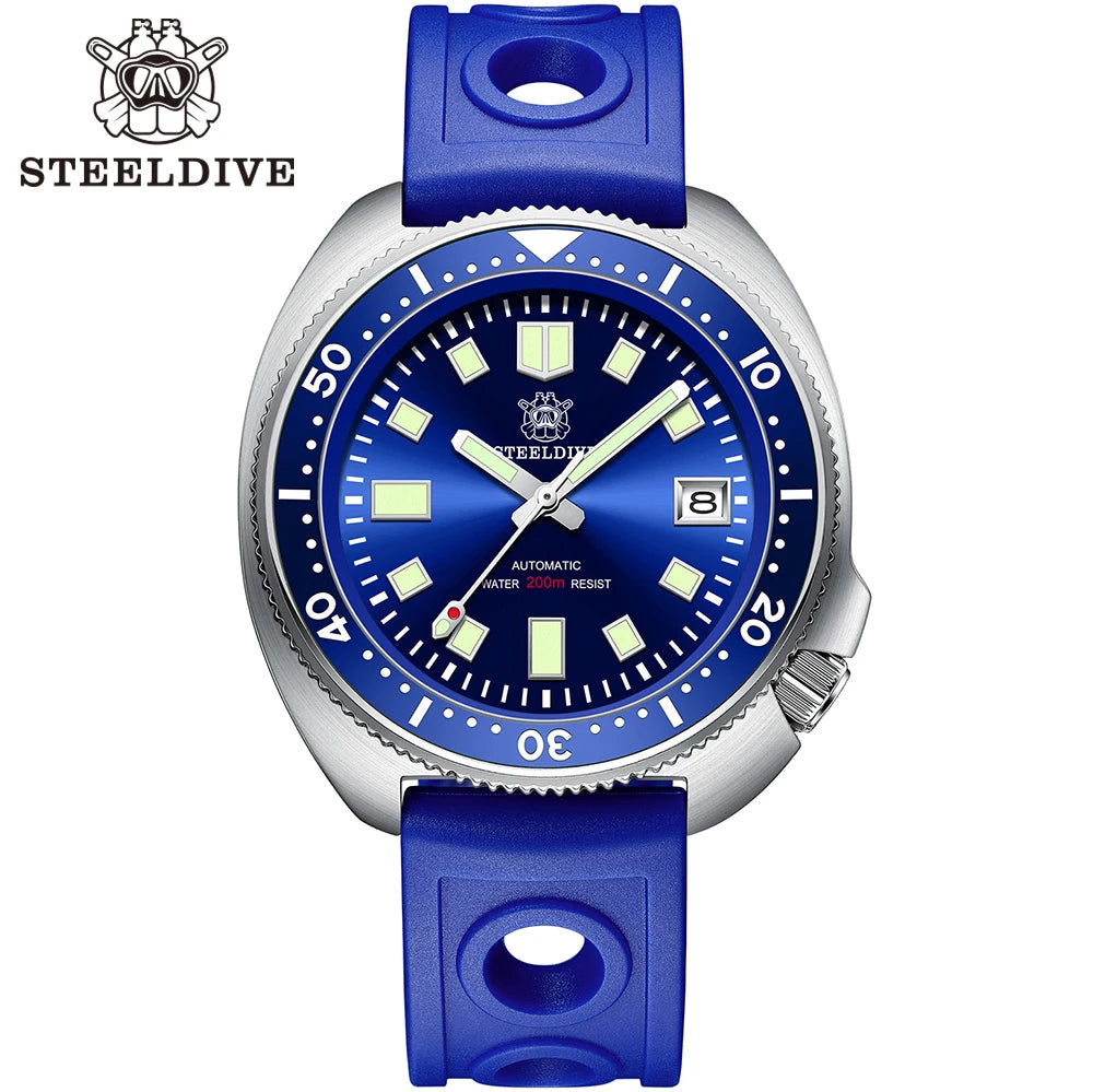 Steeldive NH35 Automatic Dive Watch – 200M Waterproof Turtle for Scuba Diving