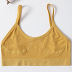 Seamless Push Up Bra – Soft Low Back Crop Top for Everyday Comfort