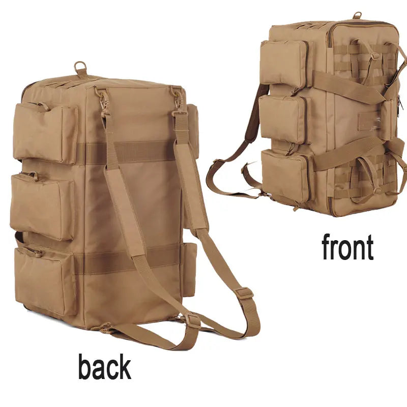 55L Tactical Duffel Backpack – Large Men's Bag for Hiking Travel and Gym