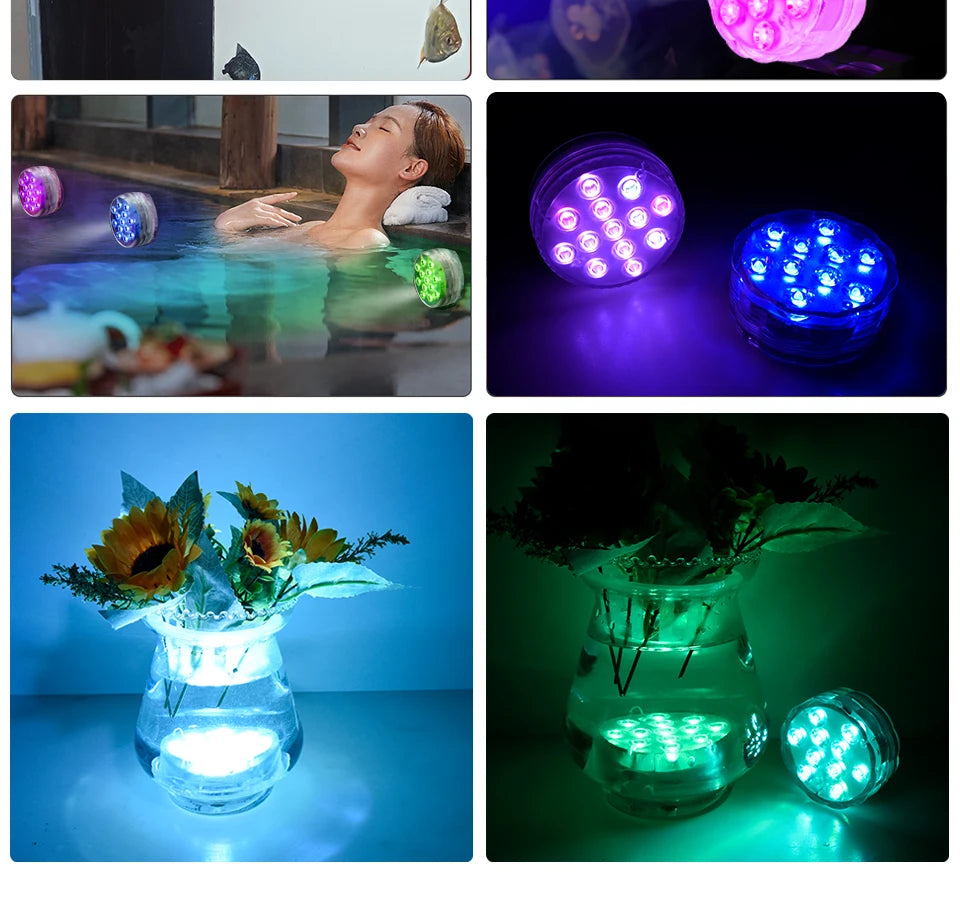 RGB Underwater LED Light – Remote Controlled Lamp for Swimming Pools and Aquariums