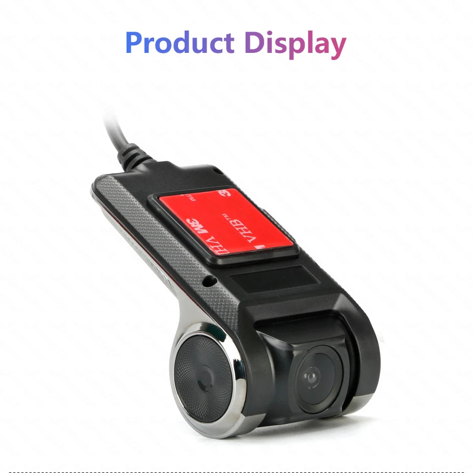ADAS USB Dash Cam – Full HD Car DVR Camera for Android Navigation Head Units