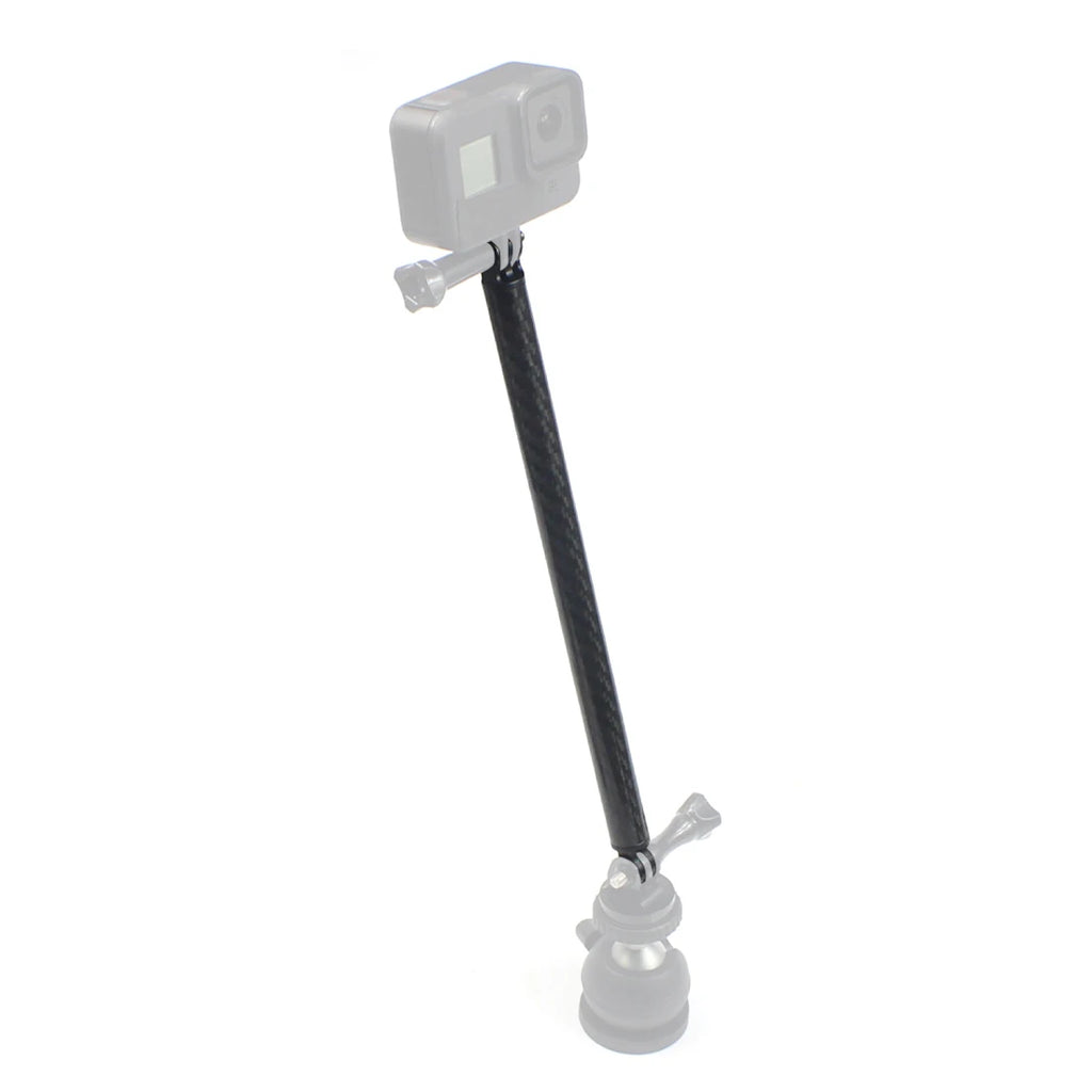 Carbon Fiber Helmet Extension Arm – Selfie Mount for GoPro and Insta360