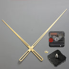 High Torque Wall Clock Mechanism – DIY Repair Kit with Gold and Black Hands