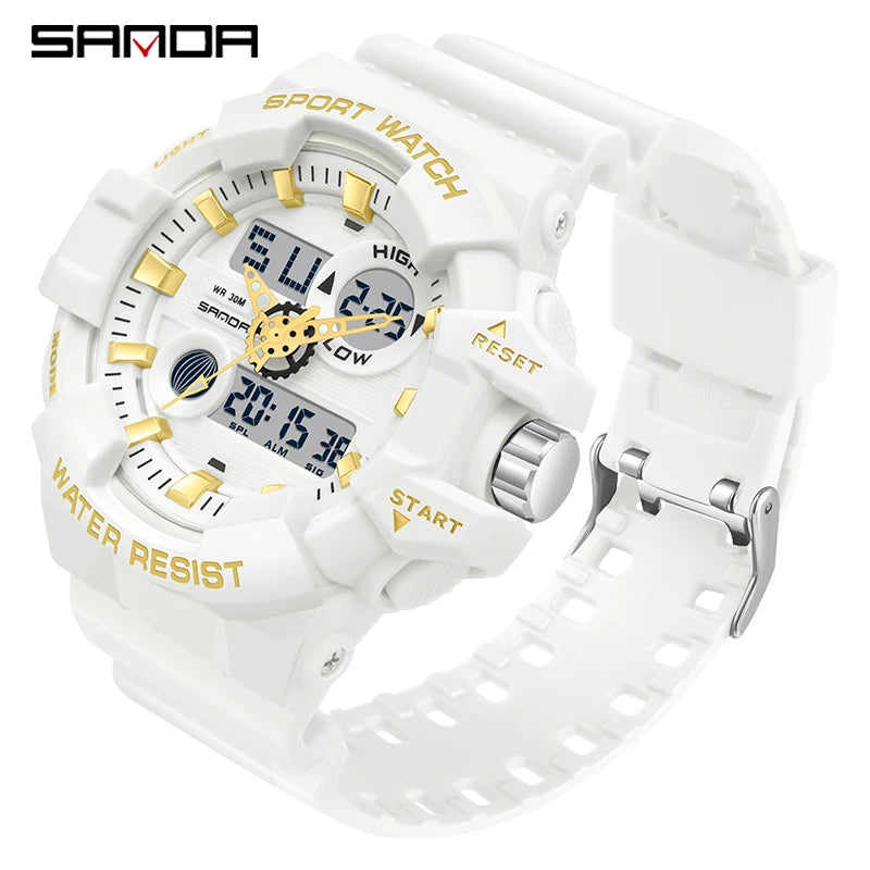 Digital Sports Watch – Waterproof LED Military Timepiece for Outdoor Men