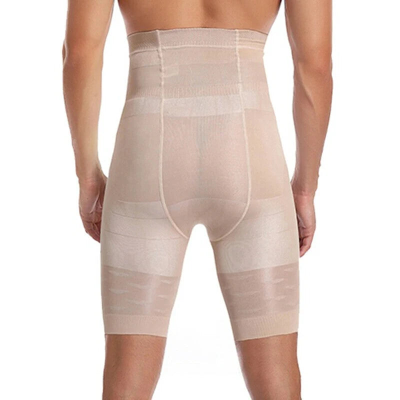 Compression Waist Trainer Shorts – Slimming Body Shaper for Men