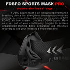 Elevation Training Mask – Black Fitness Gear for Running and Gym Workouts