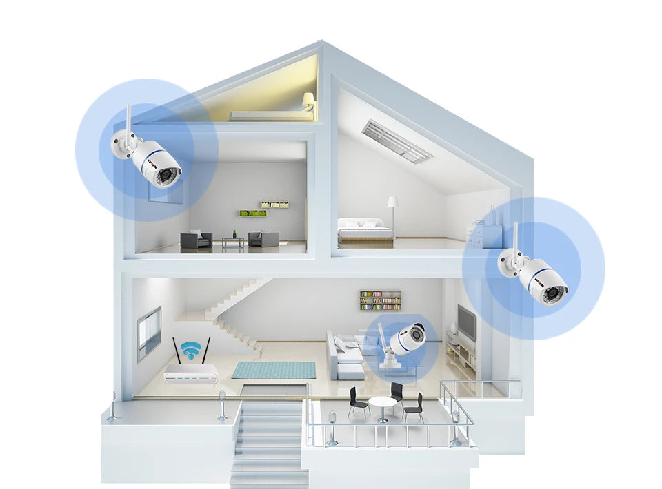 4MP Outdoor WiFi Security Camera – Wireless HD Surveillance for Home Protection