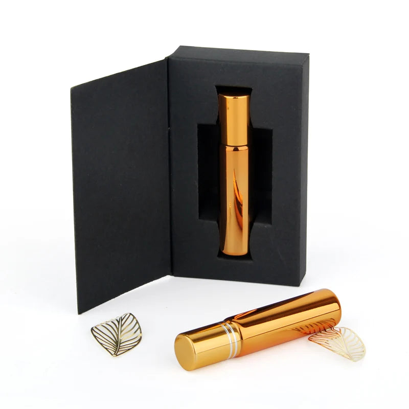 10ml Glass Roller Bottles – Stainless Steel Essential Oil Vials for Travel