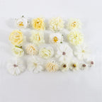 Artificial Flower Heads – Silk Craft Supplies for Wedding Home Decoration