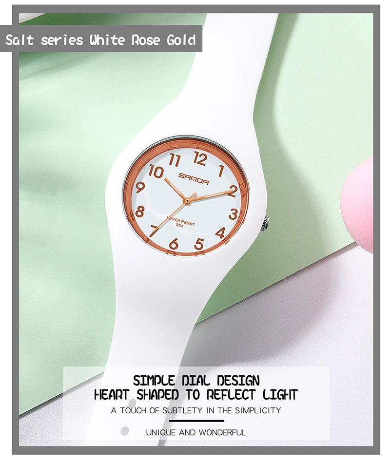 Ultra-thin Quartz Women's Watch – Minimalist Luxury Waterproof Wristwatch