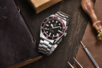 Automatic Mechanical Wristwatch – Stainless Steel for Business Men