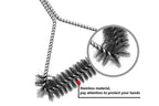 Stainless Steel BBQ Grill Brush – Non-stick Bristle Tool for Outdoor Cleaning