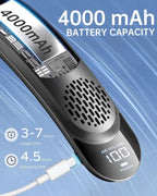 Portable Neck Fan – Rechargeable Turbine Design for Outdoor Summer Cooling
