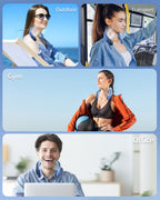 Portable Neck Fan – Rechargeable Turbine Design for Outdoor Summer Cooling