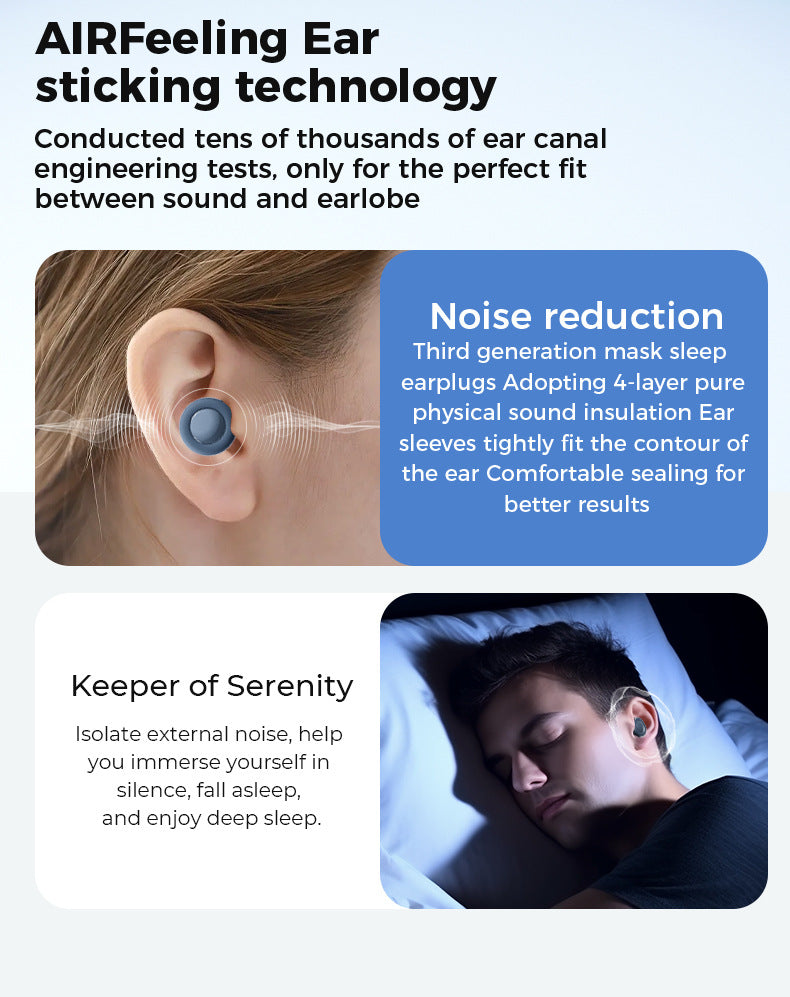 Silicone Ear Plugs – Noise Canceling Reusable Protection for Sleeping Travel
