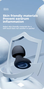 Silicone Ear Plugs – Noise Canceling Reusable Protection for Sleeping Travel