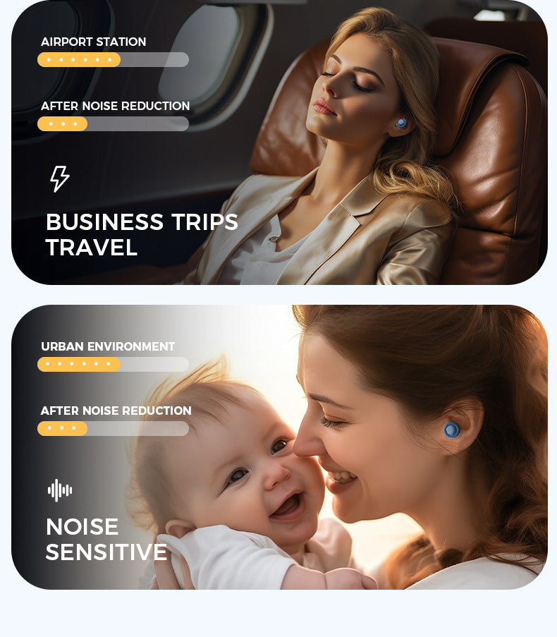 Silicone Ear Plugs – Noise Canceling Reusable Protection for Sleeping Travel