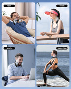 Portable Neck Fan – Rechargeable Turbine Design for Outdoor Summer Cooling
