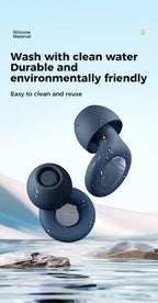 Silicone Ear Plugs – Noise Canceling Reusable Protection for Sleeping Travel