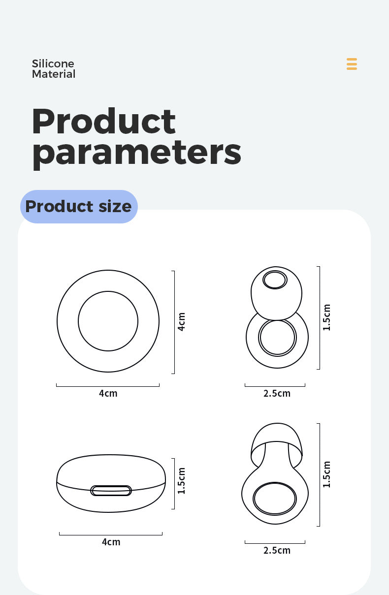 Silicone Ear Plugs – Noise Canceling Reusable Protection for Sleeping Travel