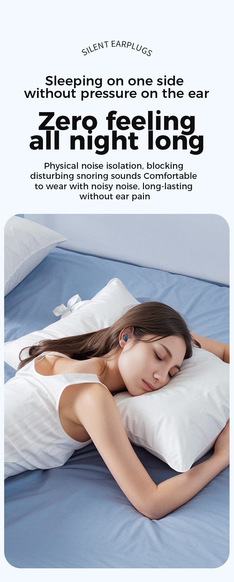 Silicone Ear Plugs – Noise Canceling Reusable Protection for Sleeping Travel