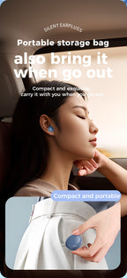 Silicone Ear Plugs – Noise Canceling Reusable Protection for Sleeping Travel