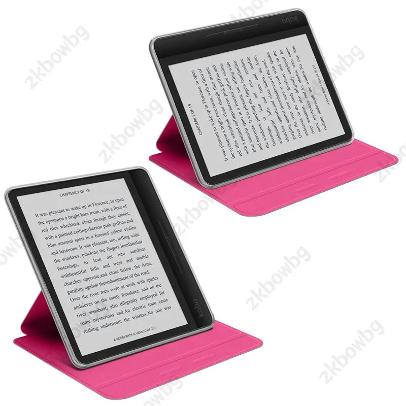 Magnetic Ebook Case – 360° Rotatable Stand for Kobo Libra Colour/Libra 2