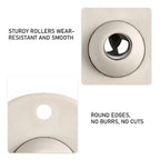 Mini Stainless Steel Swivel Wheels – 360 Degree Adhesive Casters for Furniture
