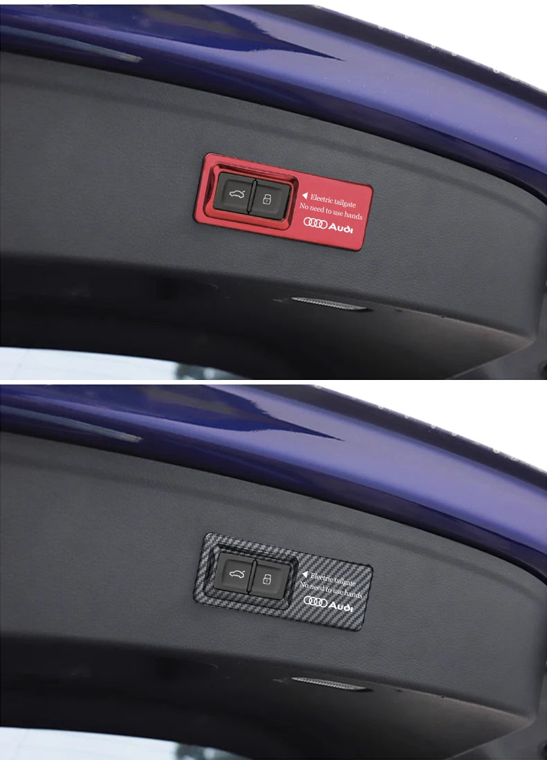 Tailgate Warning Sticker – Reflective Decal for Audi S-Line Trunk Access