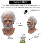 Realistic Bald Old Man Mask – Latex Creepy Cosplay Prop for Halloween