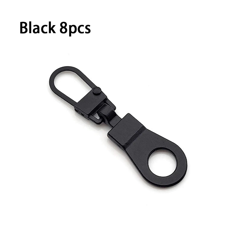 Detachable Metal Zipper Puller Kit – Replacement Repair Set for Sewing Craft
