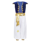 Boys Arabian Prince Costume – Vest and Pant Set for Halloween Cosplay