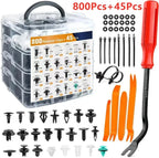 Automotive Plastic Fastener Kit – Bumper and Fender Rivet Retainers for Car Repair