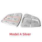 Steering Wheel Button Trim – Decorative Stickers for Mercedes Benz Interior
