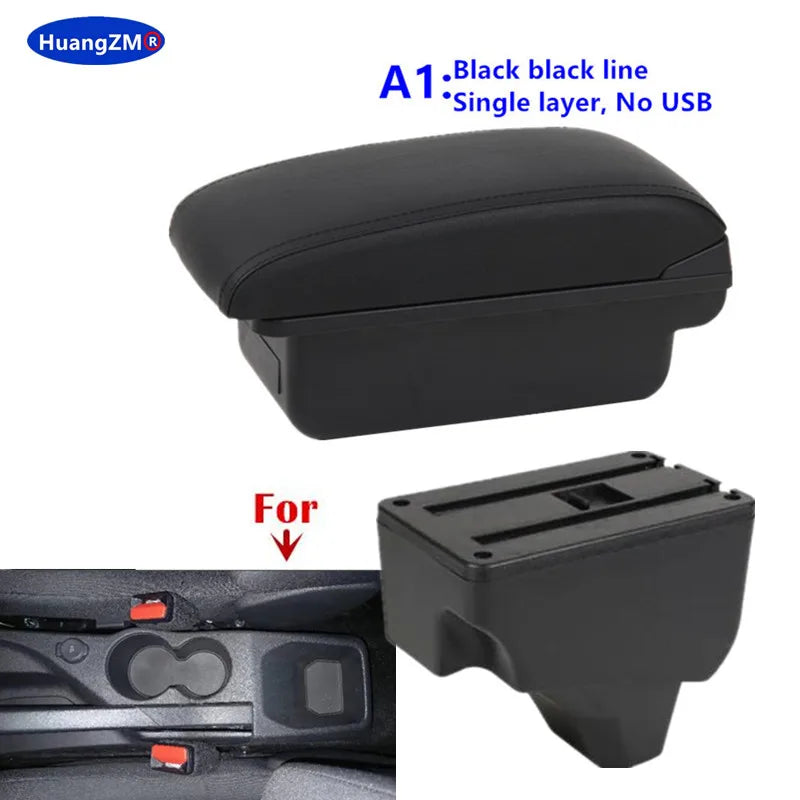 Center Console Armrest Box – Storage Organizer for Peugeot 208 and 2008