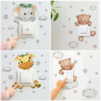 Animal Wall Decals – Self-Adhesive Nursery Stickers for Kids Bedroom Decor