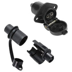 12V 3Pin Trailer Socket – Round Pole Connector for Caravans Trucks and Boats