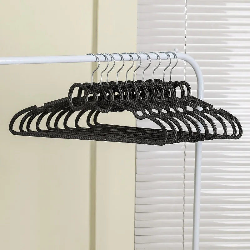 Heart Pattern ABS Clothes Hangers – Durable Organizers for Family Clothing