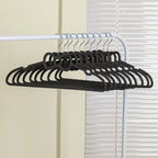 Heart Pattern ABS Clothes Hangers – Durable Organizers for Family Clothing