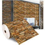 Self-Adhesive 3D Foam Brick Wallpaper – Waterproof Wall Decor for Home Living