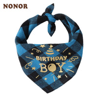Cotton Triangle Pet Bandana – Adjustable Scarf Collar for Dogs and Cats