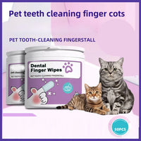 Dental Finger Wipes – Plaque Control for Dog and Cat Oral Hygiene