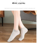 Breathable Cotton Ankle Socks – Mesh Sports Footwear for Summer Casual Wear