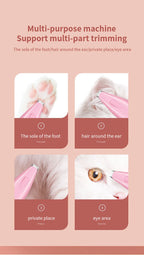 Electric Pet Hair Trimmer – Professional Grooming Tool for Dogs and Cats