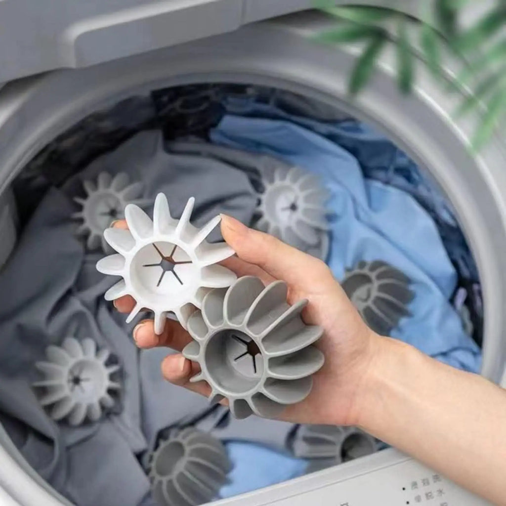 Reusable Silicone Dryer Balls – Anti-Tangle Laundry Wash Accessories