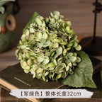 Artificial Silk Hydrangea – Realistic Flower Stem for Wedding Decor