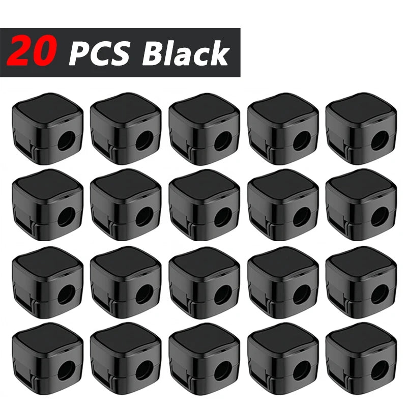 Magnetic Cable Clips – Adjustable Adhesive Cord Holder for Office Desk