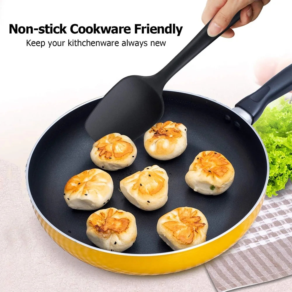 Silicone Spatula Set – Heat-Resistant Non-Stick Tools for Cooking and Baking
